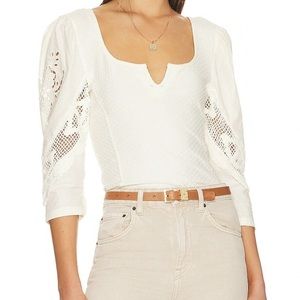 Free People Brunch Date Top Size XS